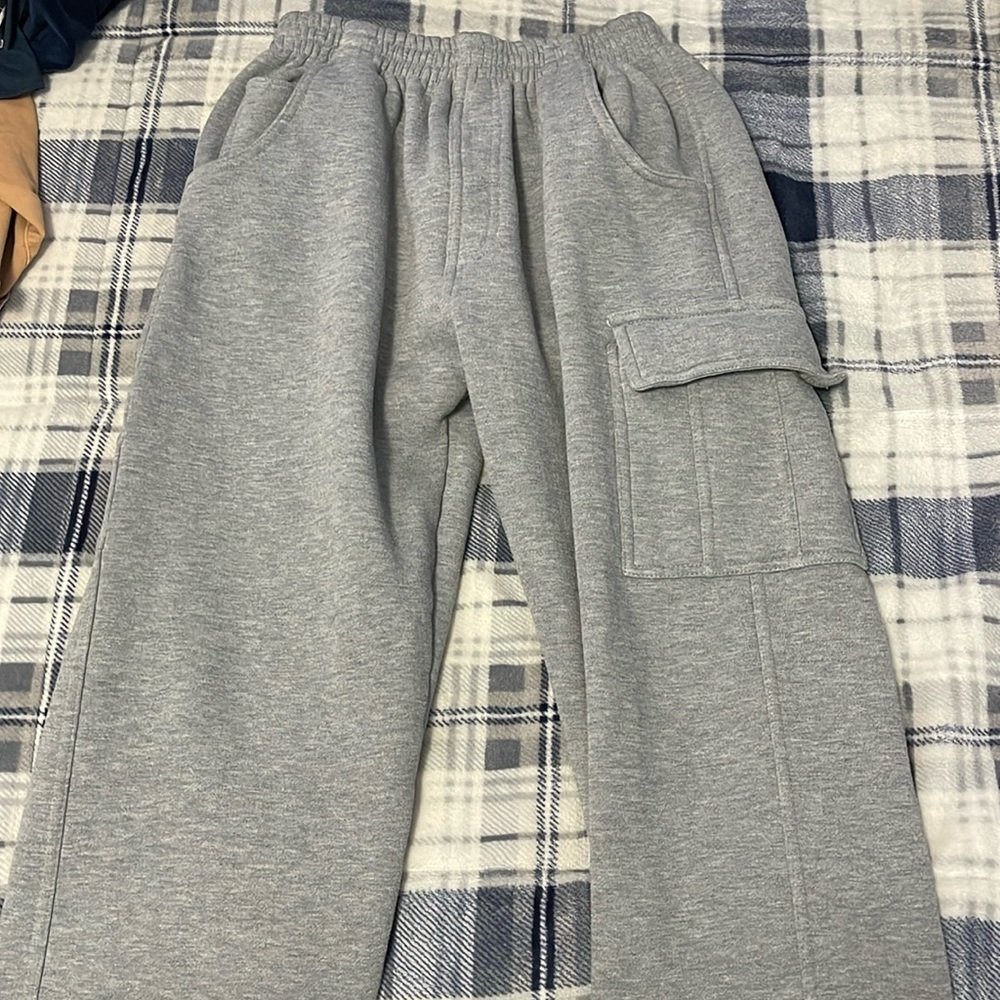 Fleece Cargo sweat pants